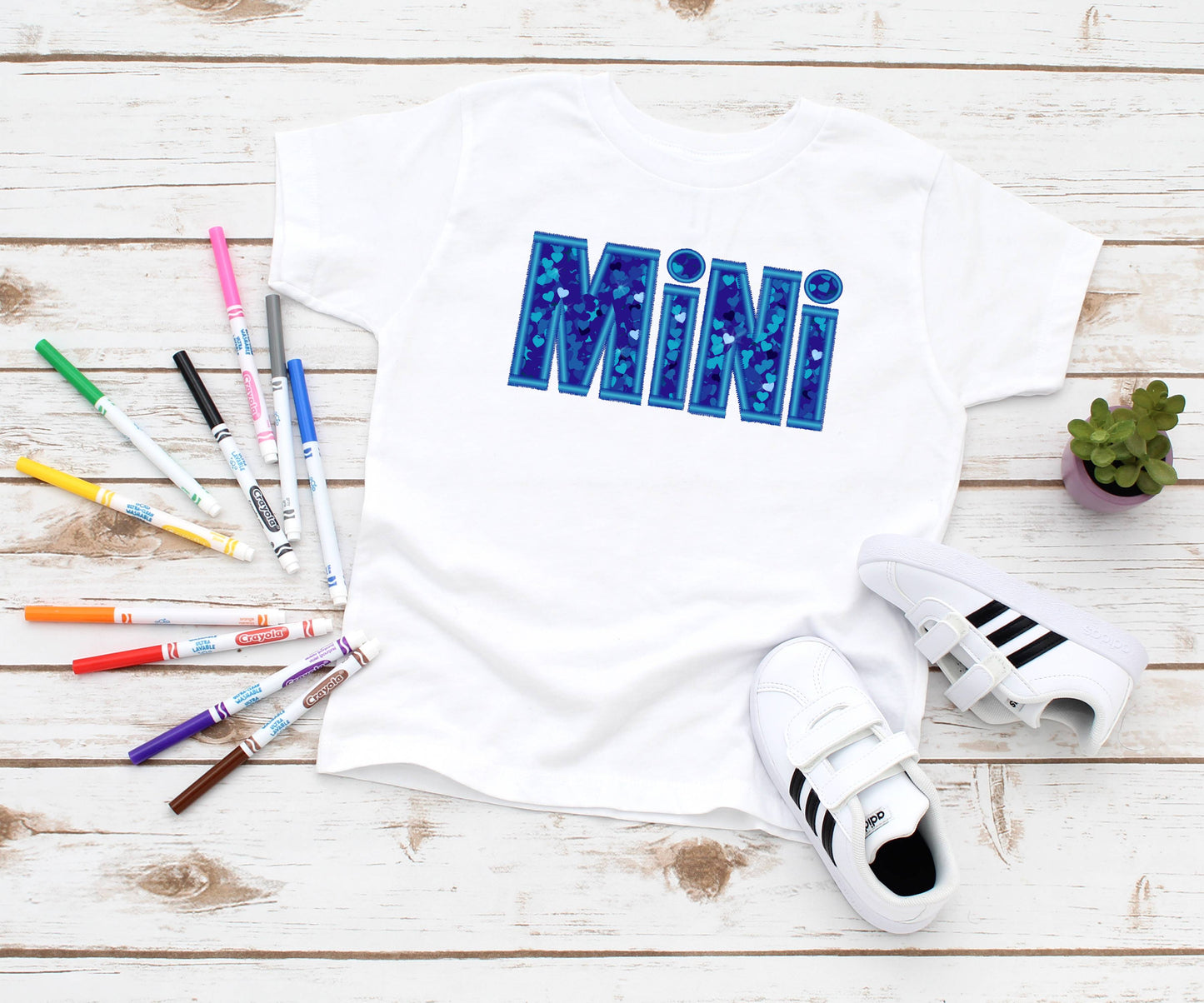 ( MAMA DADDY MINI ) White T-Shirt