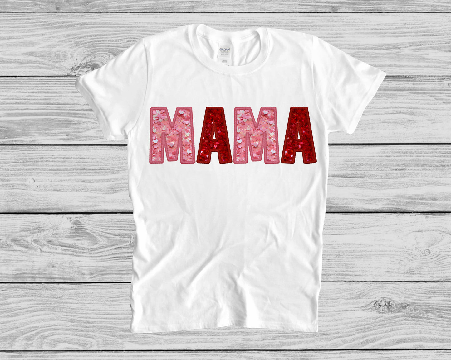 ( MAMA DADDY MINI ) White T-Shirt