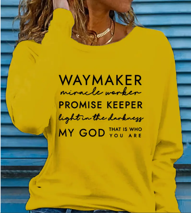 “Waymaker” Long Sleeve Faith Tee