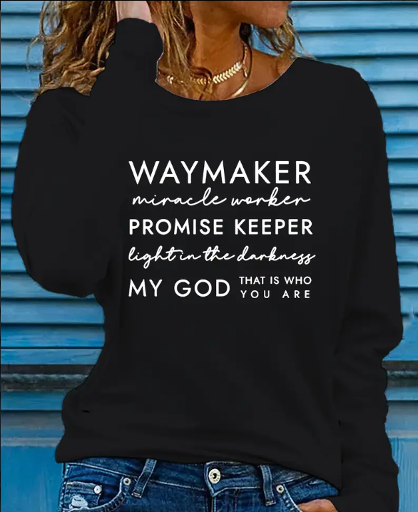 “Waymaker” Long Sleeve Faith Tee