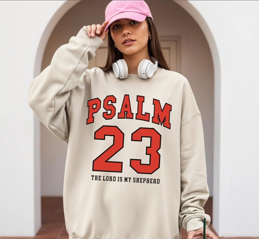 Psalm 23 Sweatshirt – The Lord is My Shepherd