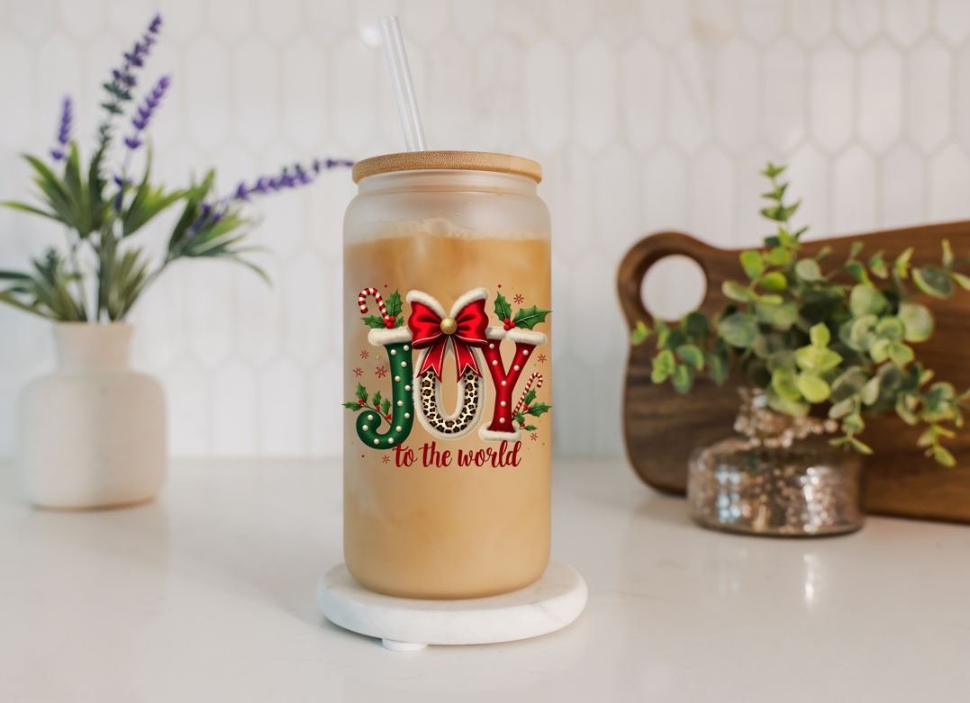 Joy to the World Christmas Collection – Hoodies, Crewnecks, Mugs & Glass Tumbler