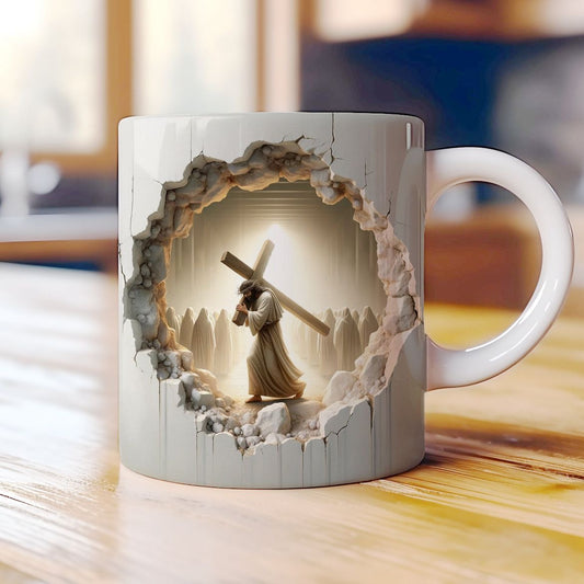 "He Carried It All" 3D Illusion Mug