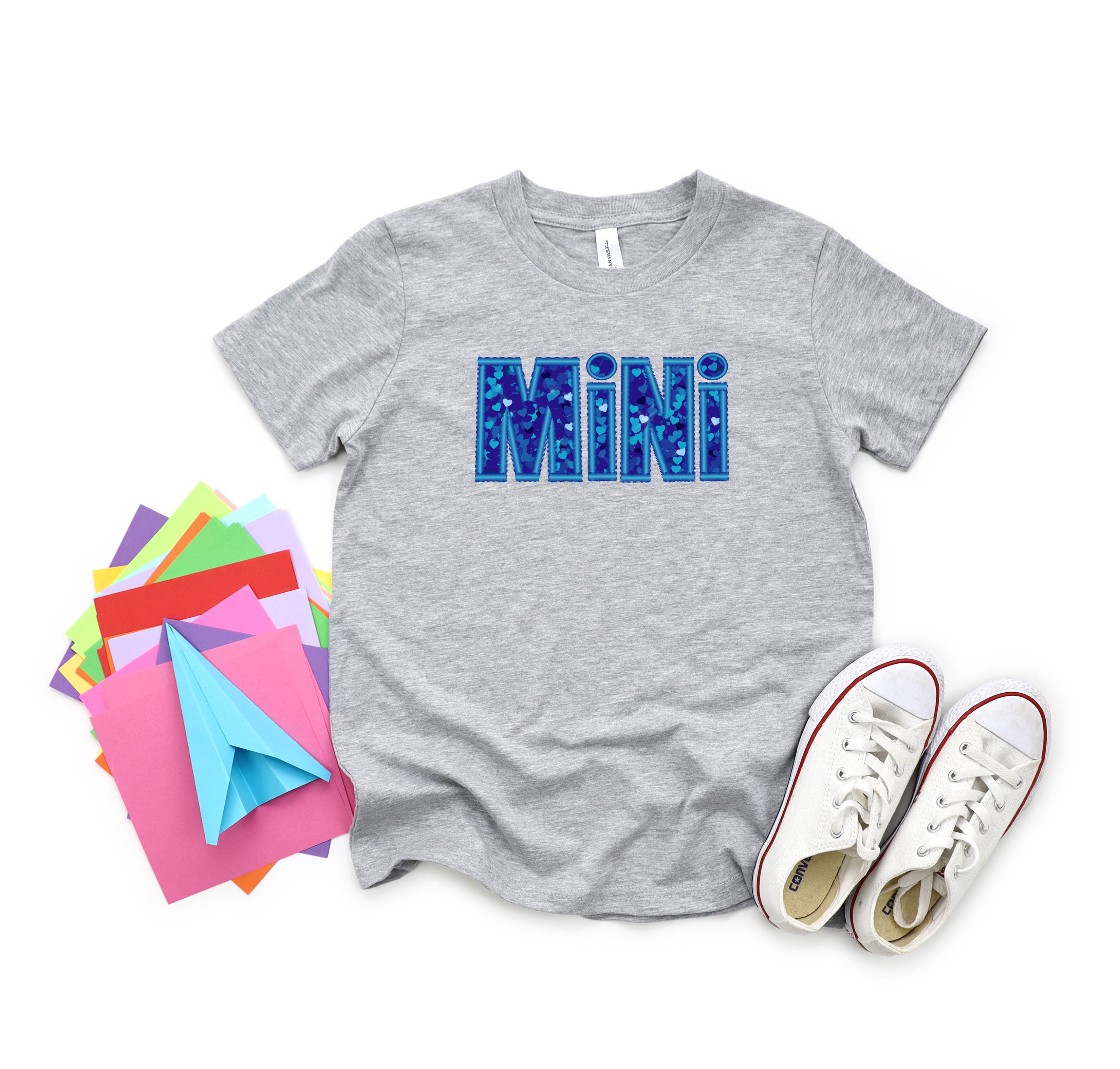 ( MAMA DADDY MINI ) Grey T-Shirt