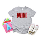 ( MAMA DADDY MINI ) Grey T-Shirt