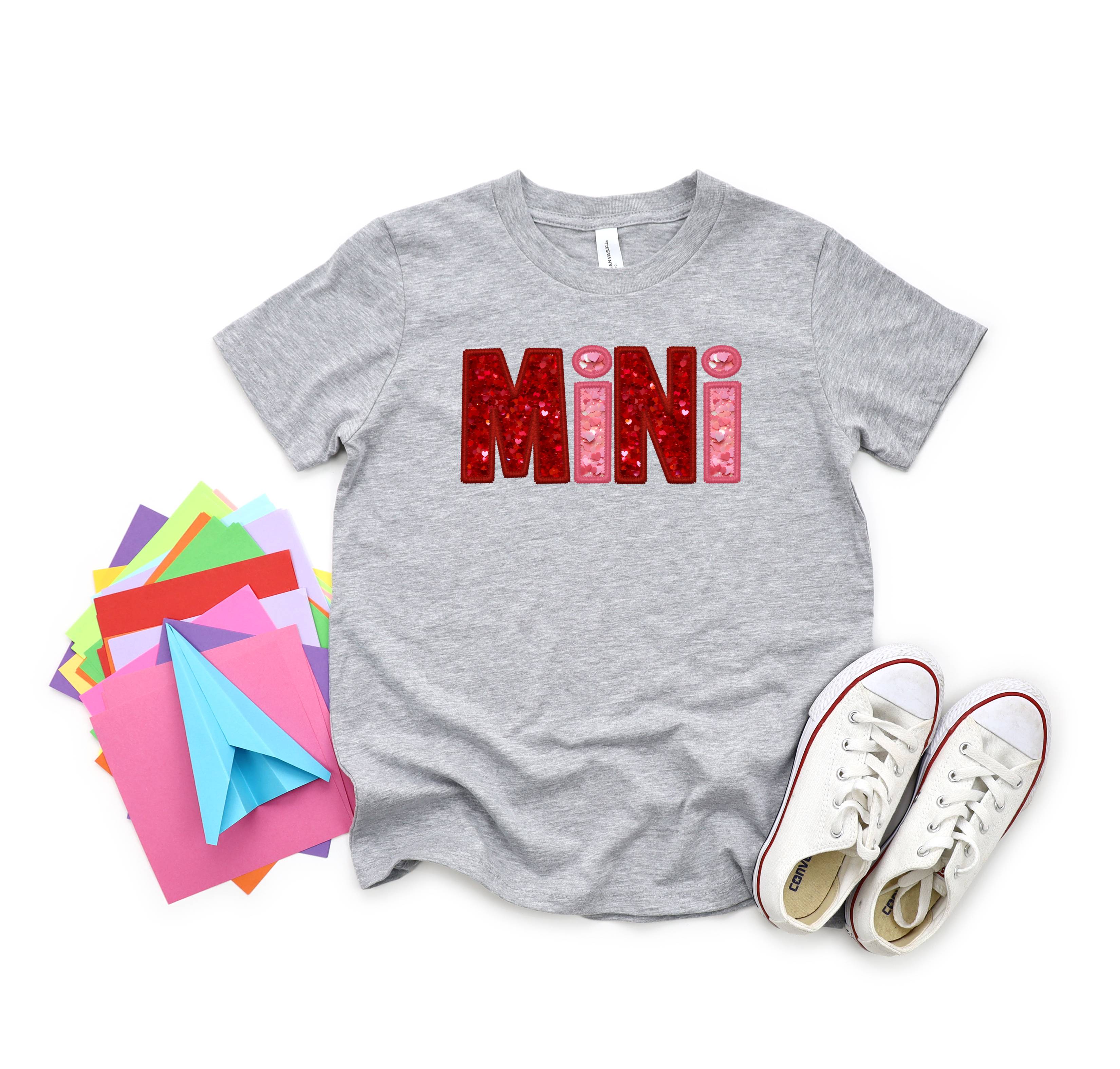 ( MAMA DADDY MINI ) Grey T-Shirt