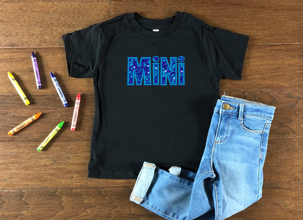 ( MAMA DADDY MINI ) Black T-Shirt