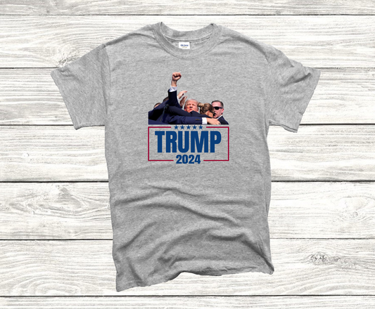 TRUMP 2024 T-Shirt (GRAY)