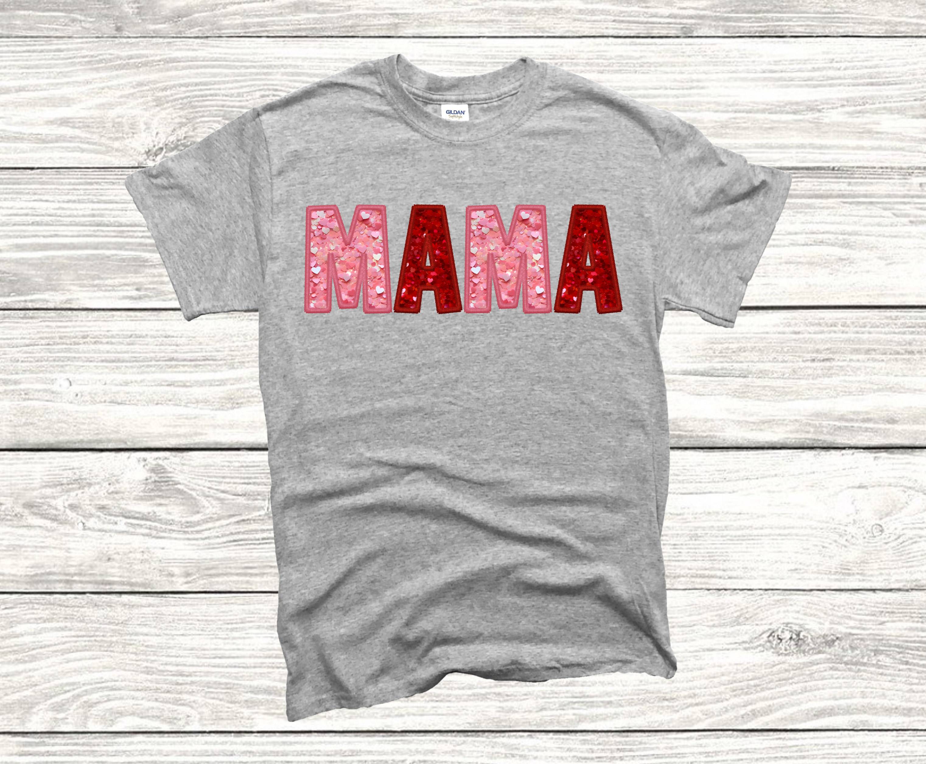( MAMA DADDY MINI ) Grey T-Shirt