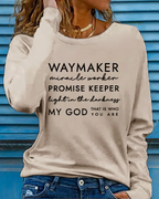 “Waymaker” Long Sleeve Faith Tee