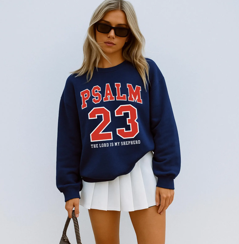 Psalm 23 Sweatshirt – The Lord is My Shepherd