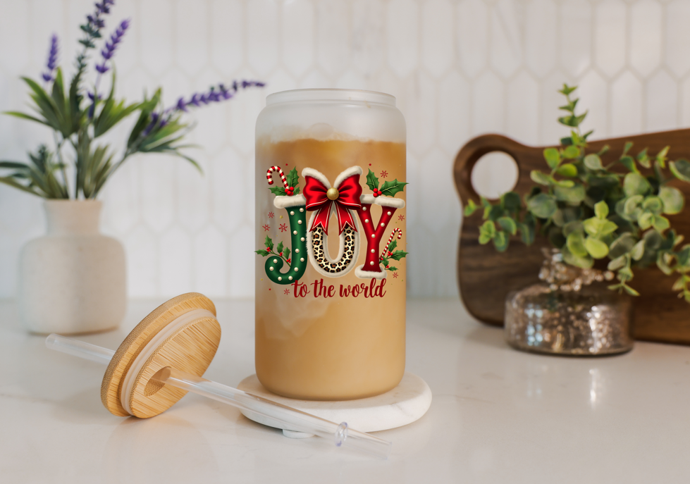 Joy to the World Christmas Collection – Hoodies, Crewnecks, Mugs & Glass Tumbler