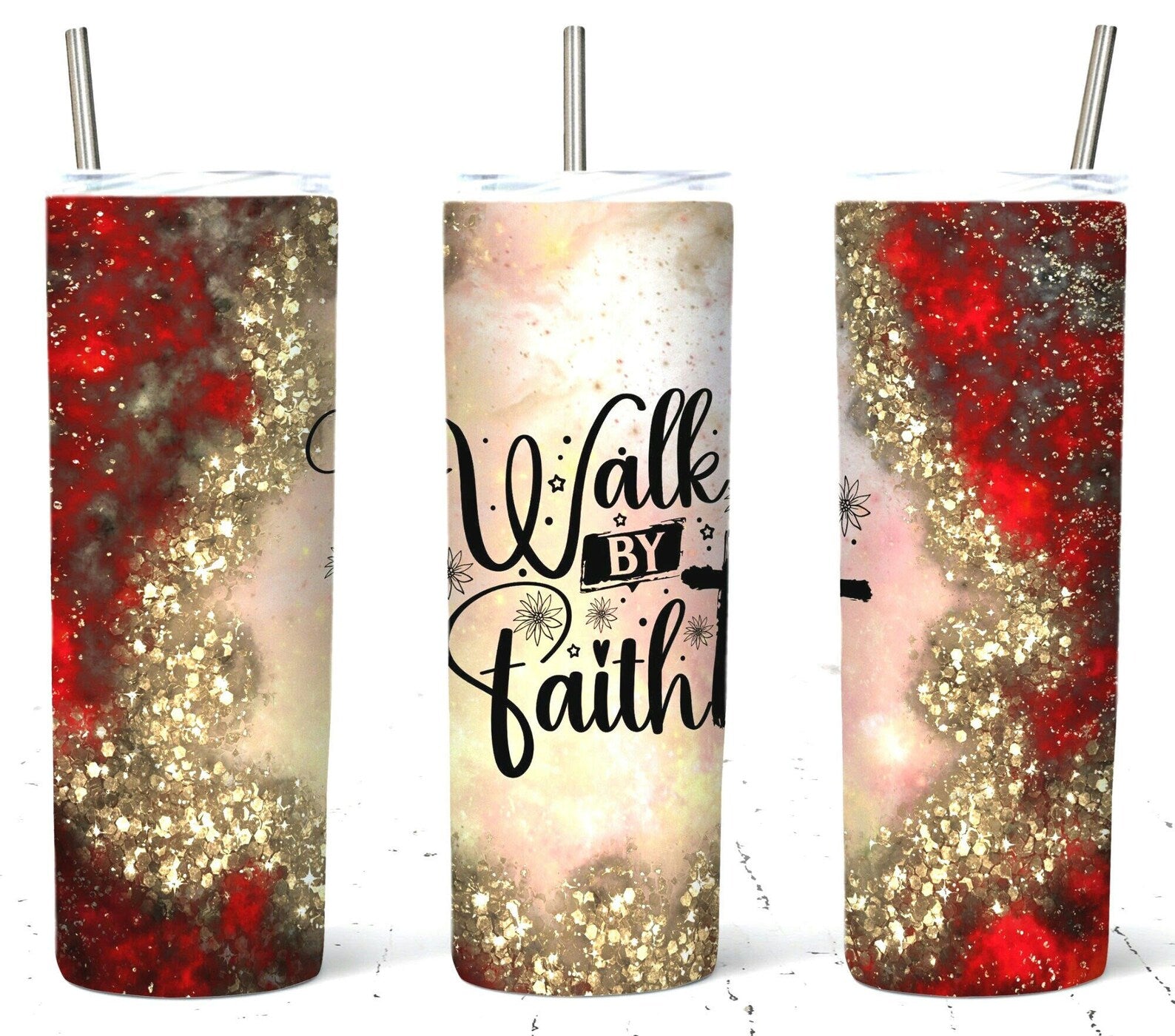 Walk by Faith tumbler
